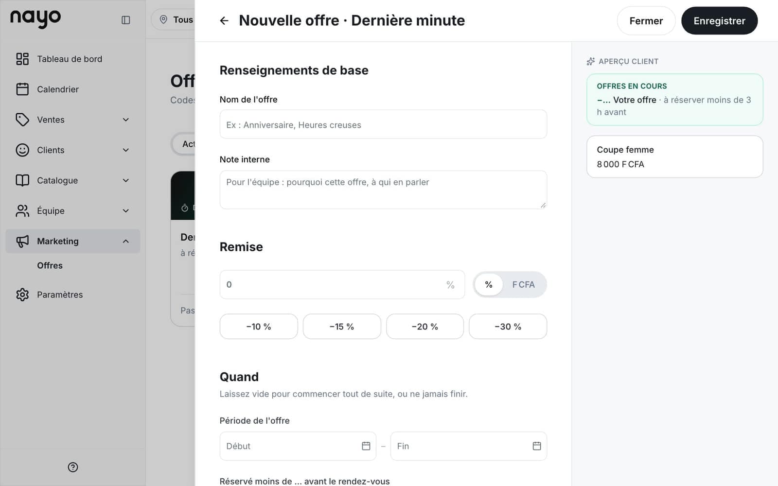 Dernière minute
